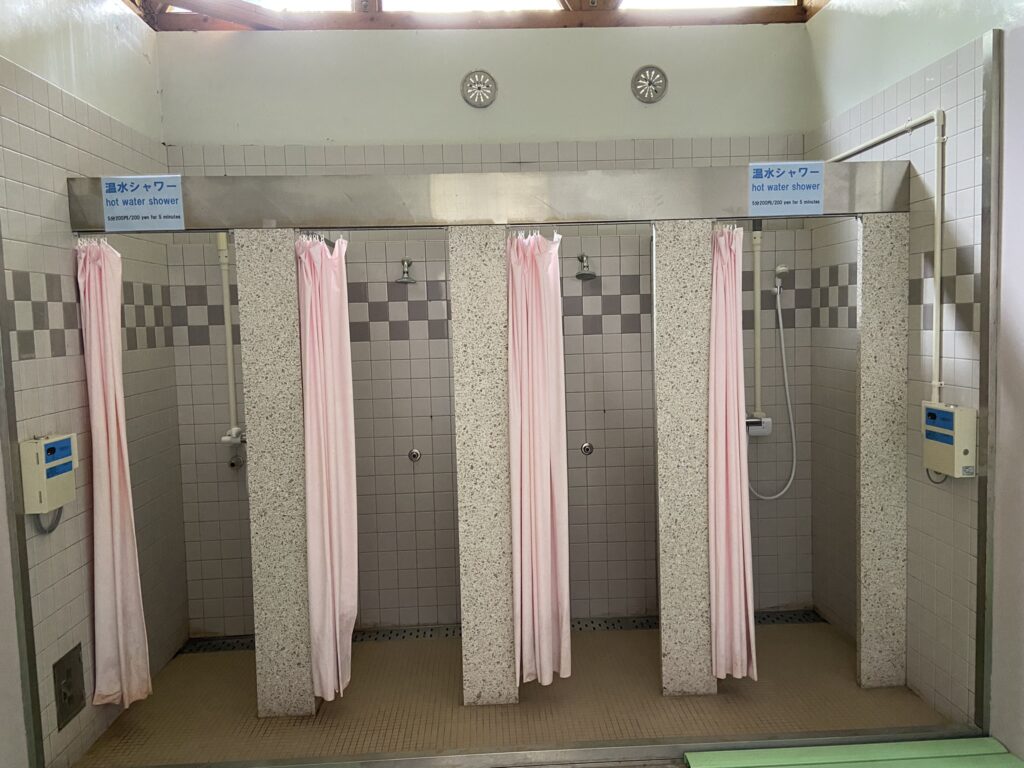 温水シャワー増設！ | サウンド波間田キャンプ場公式サイト